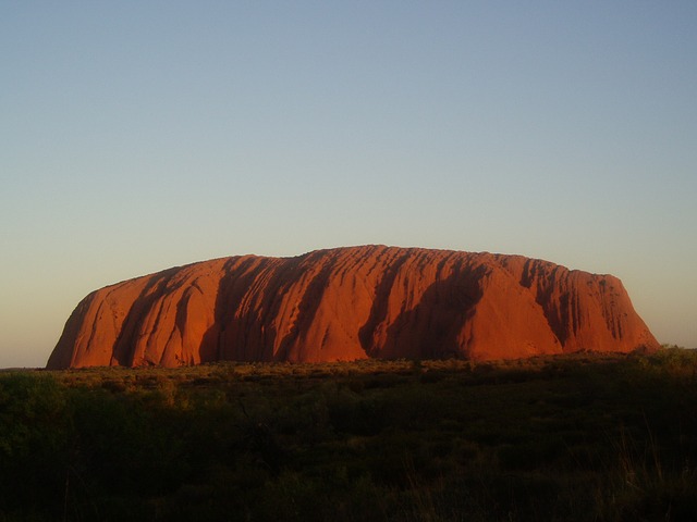 Uluru from far