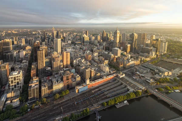 Melbourne Viewing from the Sky