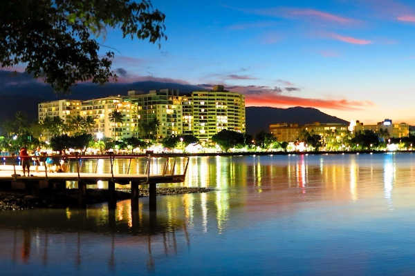 Cairns Harbour at Night